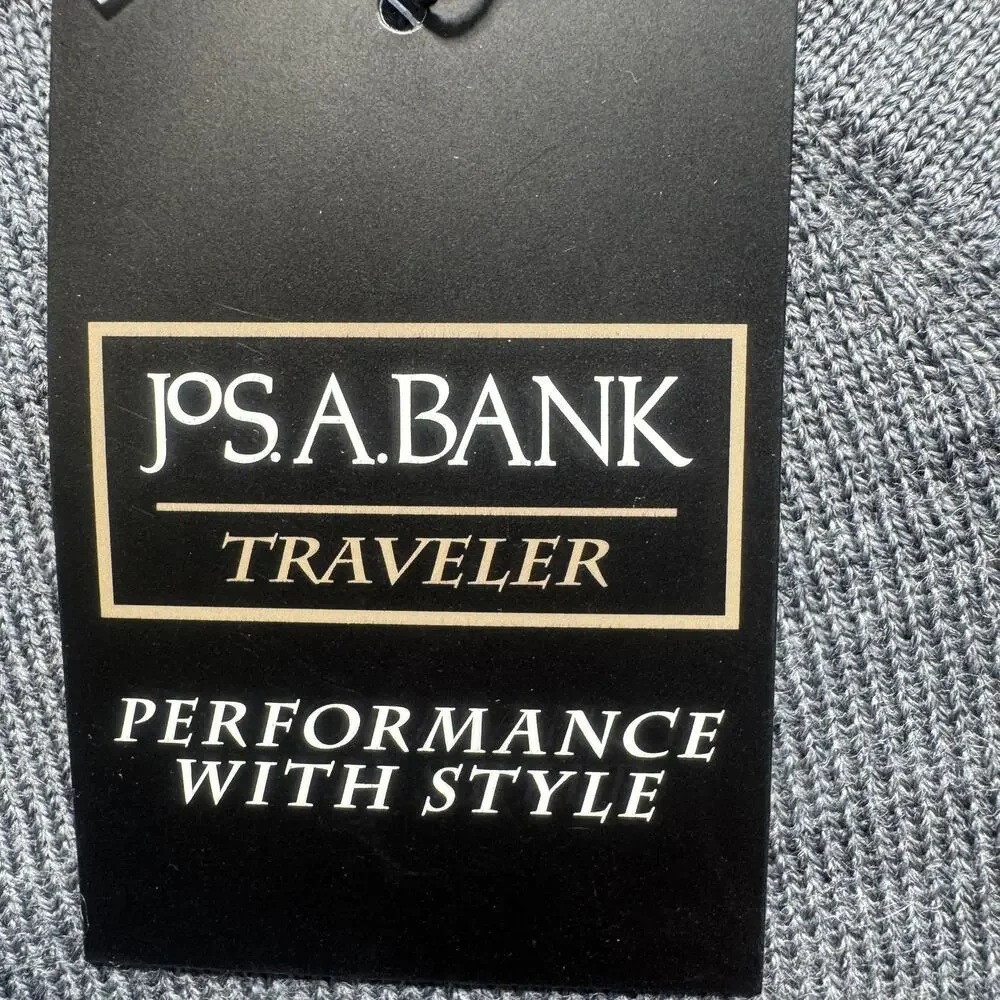 JOS. A.‎ BANK Traveler Merino Wool Sweater Men's Sz 3XB Gray Brand New